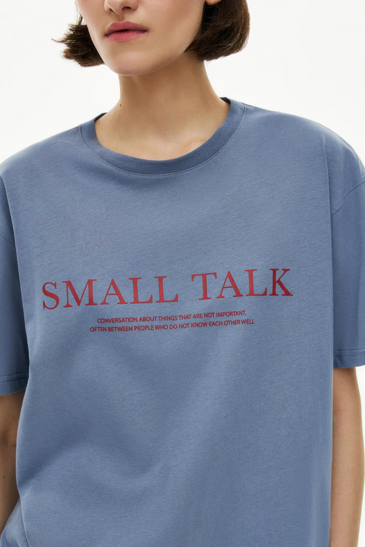 Футболка с принтом "Small talk"